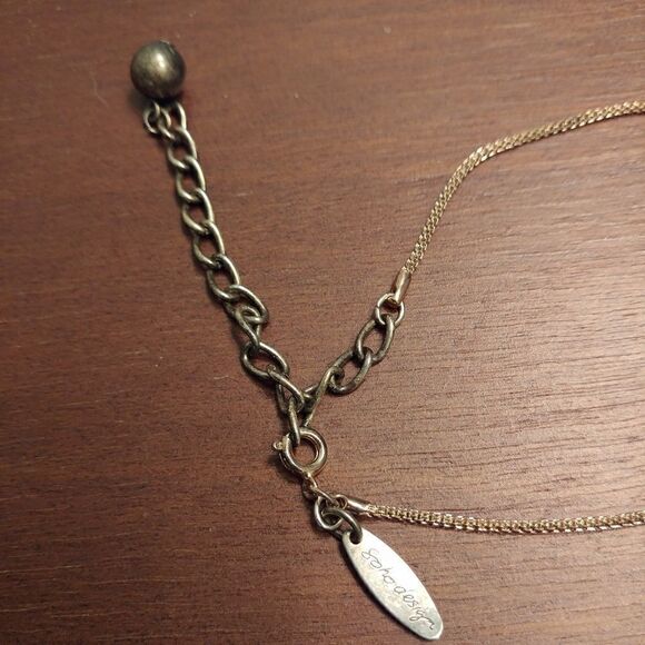 2/$20 Soho Design Antiqued Silver Heart Necklace - Picture 5 of 8